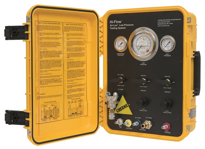 Leak Detector Pressure Testing Panel