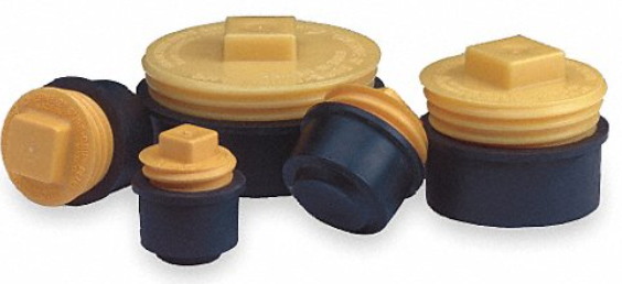 Polypropylene End of Pipe Plugs Sizes: 1.5" to 4", 143-4 Series